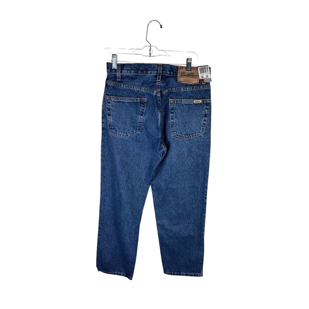 NEW Levi Strauss Signature Jeans Mens 30x30 Relaxed Fit Blue Denim NWT - Picture 2 of 4
